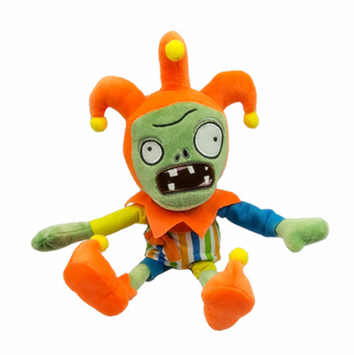 12" Plants and Zombies vs Jester Plush Zombies Toys Normal Zombies PVZ Plushies 1 2 Stuffed Soft Doll Jester Zombies New