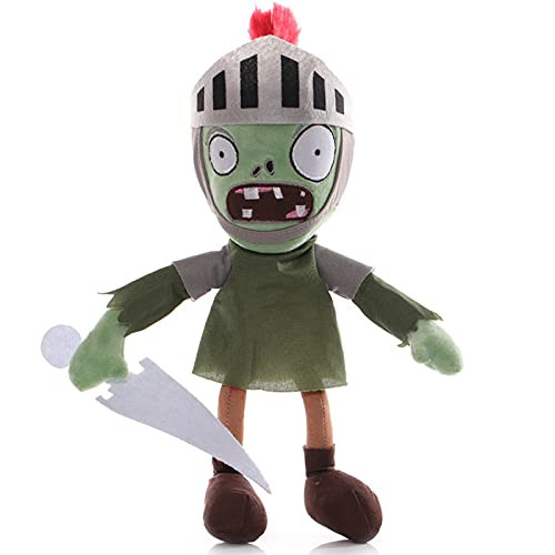 JHESAO 12" Plants VS Knight Plush Toys Normal Zombies PVZ Plush 1 2 Stuffed Soft Doll Knight Zombies New