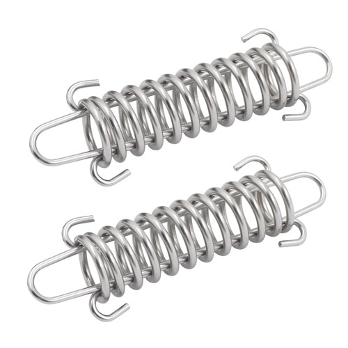 SHENGHUISS Porch Swing Spring 80 Lb,Stainless Steel Spring for Dog Tie Out Cable,Punching Bag,Hammock,Hanging Rope, Mooring Spring, Dog Chain, Shock Absorber 2Pcs