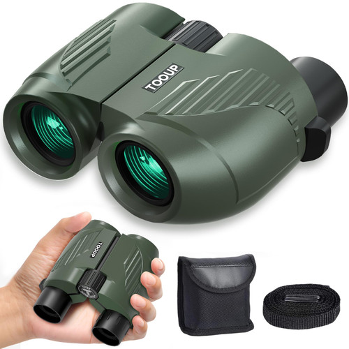 TOOUP 12x25 Binoculars for Adults and Kids - HD Compact Binoculars with Low Light Night Vision & Large Eyepiece, High Power Binoculars for Bird Watching, Concerts, Hunting, Travel and Sport Games TOOUP 12x25 Binoculars for Adults and Kids - HD Compact Binoculars with Low Light Night Vision & Large Eyepiece, High Power Binoculars for Bird Watching, Concerts, Hunting, Travel and Sport Games