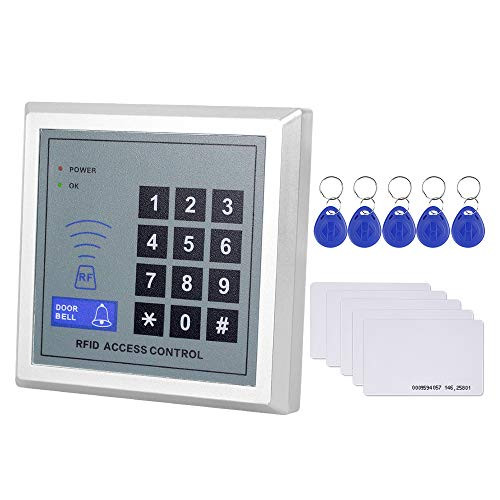HFeng RFID Keyboard Access Control Keypad 125KHz EM Key Cards Standalone Access Controller Door Opener for Door Locks System
