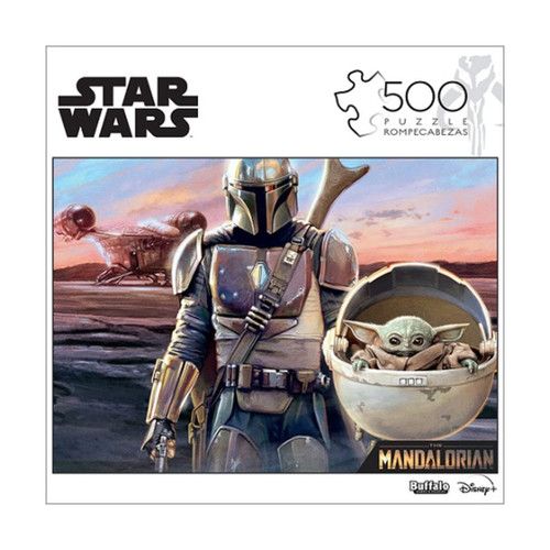 Star Wars - The Mandalorian - This is The Way - 500 Piece Jigsaw Puzzle for Adults Challenging Puzzle Perfect for Game Nights - 500 Piece Finished Size is 21.25 x 15.00