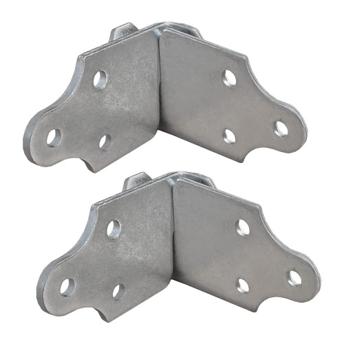 2 Sets Utility Trailer Wood Panel Side Corner Bracket, for Stake Body Latch Rack Gate Connector - 4 Pack, 2 Joints (2 Sets)
