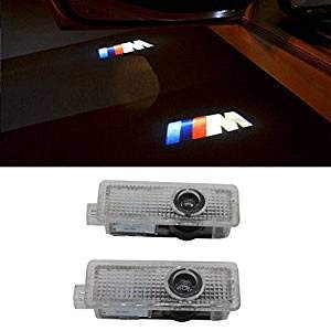 AMINEY Car Door LED Lighting Entry Ghost Shadow Projector Welcome Lamp Logo Light for BMW Series (2 Pack)
