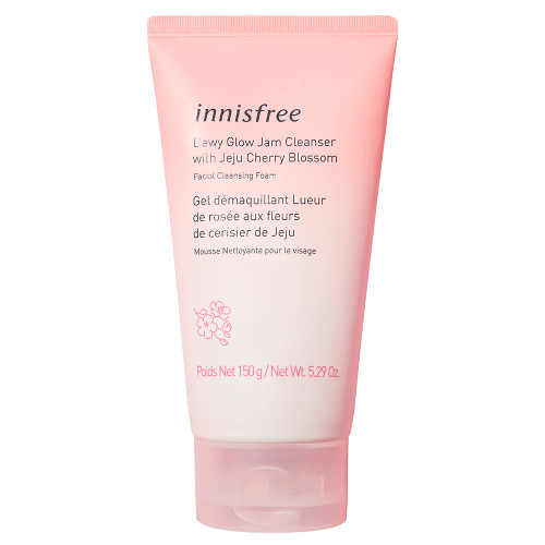 innisfree Cherry Blossom Dewy Glow Jam Cleanser Daily Face Wash , 5.29 Fl Oz (Pack of 1)