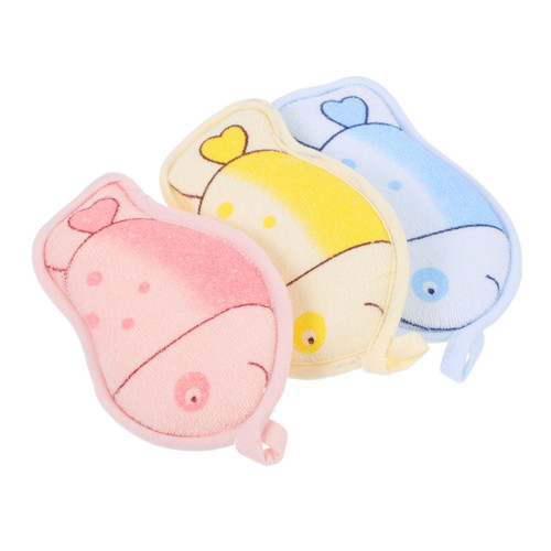 Didiseaon 6 Pcs Baby Bath Cotton Natural Loofah Sponge Baby Supply Baby Bath Scrubber Loofah Glove Baby Shower Scrubber Shower Loofah Baby Exfoliating Scrubber Toddler Bath Flower Clean