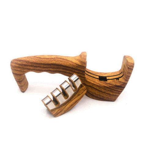 UKCOCO Sharpening Multitools Fillet Sharpener Diamond Stones Sharpening 3-stage Sharpener Small Sharpener Grinder Sharpener Sharpener Sharpen The Grinder Tool Wooden