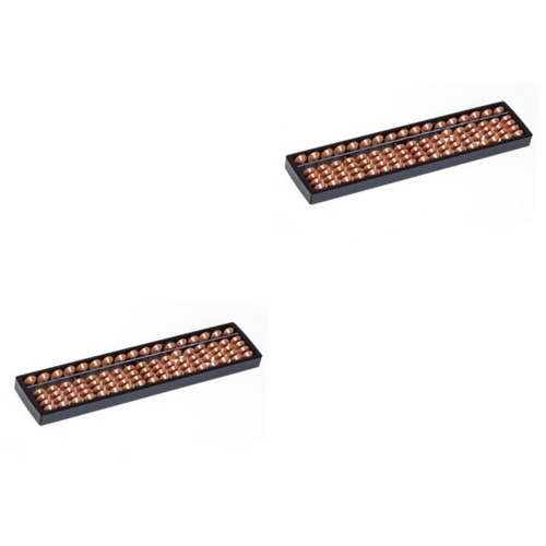 ABOOFAN 2pcs Kidcraft Playset Beads for Kids Toys for Kids Toy for Kids Tools for Kids Childrens Toys Kids Playset Metal Abacus Kids Toys Chinese Calculator Soroban Abacus Student Solo