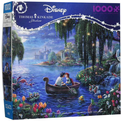 Ceaco - Disney - Thomas Kinkade - The Little Mermaid II - 1000 Piece Jigsaw Puzzle Ceaco - Disney - Thomas Kinkade - The Little Mermaid II - 1000 Piece Jigsaw Puzzle