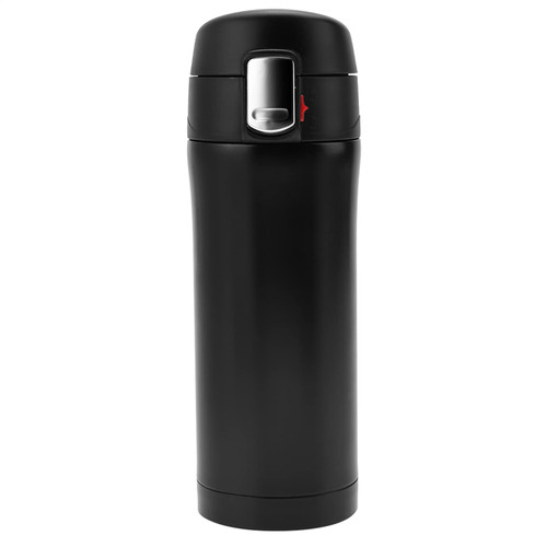 Stainless Steel Bottle Vacuum Bottle Stainless Steel Stainless Steel Vacuum Thermos Insulated Water Bottle Travel Mug Coffee Tea Cup 350Ml(Black) (Black)