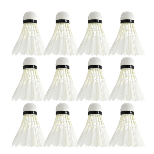 Shuttlecock, Feather Badminton Shuttlecocks, Hitting Practice Feather Shuttlecock, Durable Hitting Practice Feather Shuttlecock, Stable Speed Training Badminton Shuttlecock for Youth Sportsman