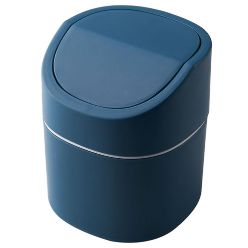 PRETYZOOM Desktop Trash Can Countertop Trash Can Small Garbage Can with Lid Small Trash Can Tiny Wastebasket Office Garbage Can Trashcan with Lid Mini Bin Household Container Pp Material