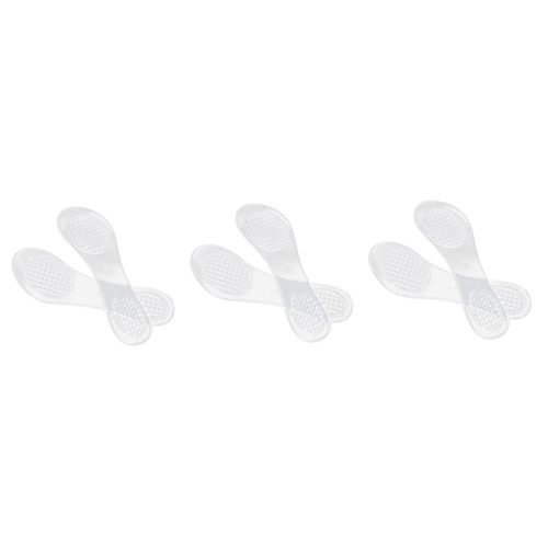 JECOMPRIS Gel Shoe Pad High Heels 3 Pairs Gel Insole Seven Point Pad Stress Reliever Miss Shoe Inserts High Heel Shoe Pad