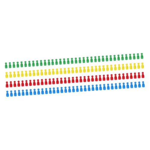 ibasenice 144 Pcs Piece Wooden Chess Game Flying Toy Woody Toy Magnetic Chess Board Replacement Figures Wooden Pawns Chess Pawns Toys Human Shape Flight Chess Chessman Puzzle Checkers