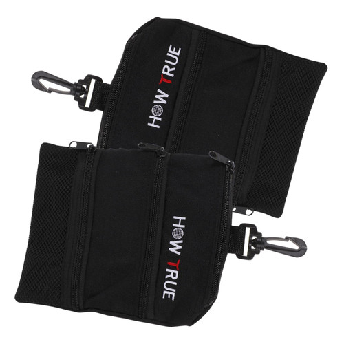 Toddmomy 2Pcs Golf Storage Bag Golf Tee mesh Bag Valuables Pouch Zipper Golf Tee Bag Golf Bag Holder Golf Balls Mesh Bag Tennis Balls Pouch Tote Bag Accessories Balls kit Pocket to Serve