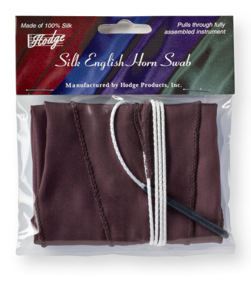 Hodge Silk English Horn Swab - Burgundy