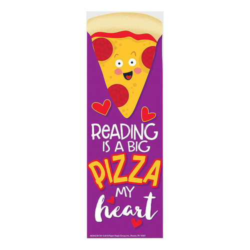 Pizza Scented Bookmarks - 24 Pieces - Educational and Learning Activities for Kids