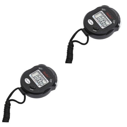 Unomor 2pcs Referee Sports Timer Movement Timer Stopwatch timers Electronic Sports Timer Stop Watch Professional Sports Timer Electronic Timer for aports Game Supplies Number