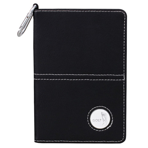 Portable Golf Notebook Leather Golf Scorecard Book Golf Journal Yardage-Book For Sports Outdoor Golf Club Accessories Golf Yardage-book Cover Holder Golf Yardage-book Notebook Golf Yardage-book