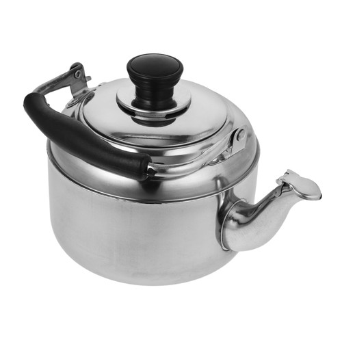 MAGICLULU Stainless Steel Kettle Stove Top Teapot Whistling Tea Kettle Whistling Coffee Pot Stainless Steel Water Kettle Teapot for Gas Stove Teapot with Infuser Induction Simple Sound Pot