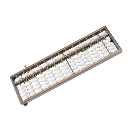NOLITOY 1pc 13 Abacus Soroban Caculating Chinese Abacus Metal Chinese Abacus Caculating Education Toy Math Educational Toy Math Leaning Educational Toy Childre Kids Student China Puzzle