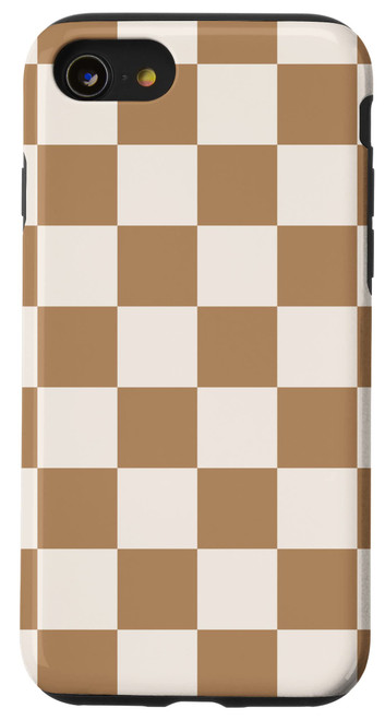 iPhone SE (2020) / 7 / 8 CLASSIC CHECKERED BIG CHECKERBOARD LUXURY DESIGN WOMENS MENS Case