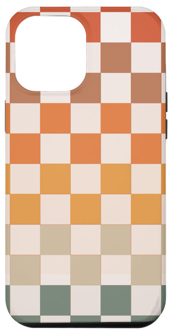 iPhone 13 Pro Max Retro color Checkered Vintage Aesthetic Checkerboard Case Case