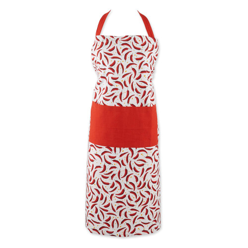 DII Caliente Collection Kitchen, Chef's Apron, Chili Peppers