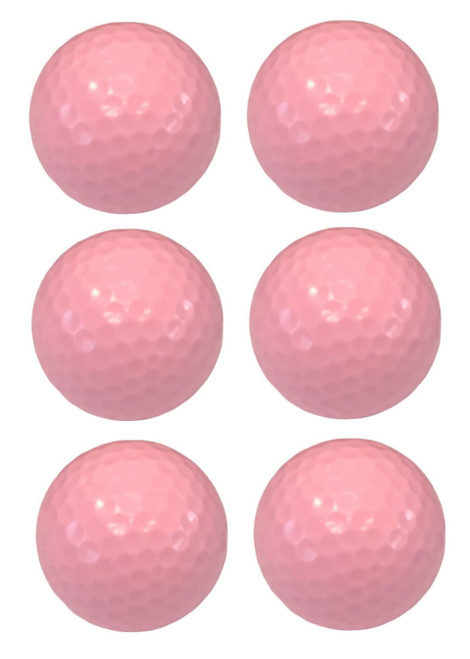 Infusion Miniature Golf Balls - Colored Mini Golf Balls (Pink (6PK))