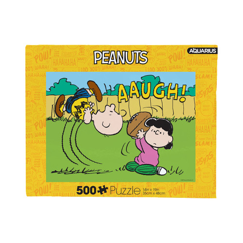 AQUARIUS - Peanuts Lucy Football 500 Piece Jigsaw Puzzle