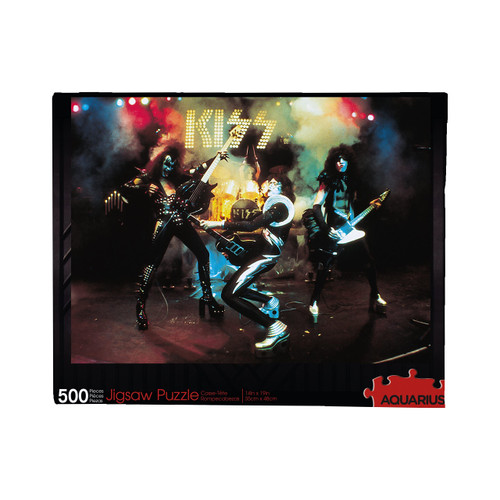 AQUARIUS KISS Puzzle (500 Piece Jigsaw Puzzle) - Glare Free - Precision Fit - Officially Licensed KISS Merchandise & Collectibles - 14x19 Inches AQUARIUS KISS Puzzle (500 Piece Jigsaw Puzzle) - Glare Free - Precision Fit - Officially Licensed KISS Merchandise & Collectibles - 14x19 Inches