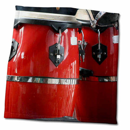 3dRose Susans Zoo Crew Musical Instruments - red Conga Drums - Towels (twl-156307-3) 3dRose Susans Zoo Crew Musical Instruments - red Conga Drums - Towels (twl-156307-3)
