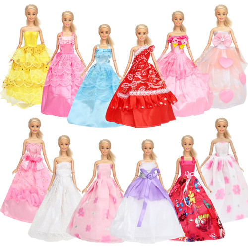 SOTOGO 12 Sets Doll Clothes for 11.5 Inch Girl Doll Handmade Doll Outfits Fashion Doll Dresses Party Wedding Dresses Doll Gowns SOTOGO 12 Sets Doll Clothes for 11.5 Inch Girl Doll Handmade Doll Outfits Fashion Doll Dresses Party Wedding Dresses Doll Gowns