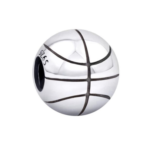 Sport Bead Charms 925 Sterling Silver Basketball Football Charm Soccer Ball Charm for Pandora Bracelet (Basketball Bead) Sport Bead Charms 925 Sterling Silver Basketball Football Charm Soccer Ball Charm for Pandora Bracelet (Basketball Bead)