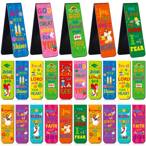 Harloon 96 Pcs Christian Magnetic Bookmarks for Kids Bible Verses Religious Inspirational Book Markers Bible Scripture Bookmarks Christian Gifts for Sunday School Supplies Classroom Reward Harloon 96 Pcs Christian Magnetic Bookmarks for Kids Bible Verses Religious Inspirational Book Markers Bible Scripture Bookmarks Christian Gifts for Sunday School Supplies Classroom Reward