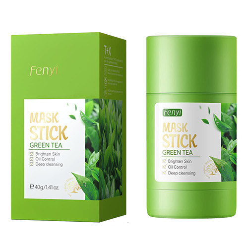 Green Tea Mask Stick for Face, Green Tea Purifying Clay Stick Mask for Blackhead Remover, Deep Pore Cleansing, Moisturizing, Oil Control Acne Remover, Face Mask with Green Tea Extract for All Skin Types Green Tea Mask Stick for Face, Green Tea Purifying Clay Stick Mask for Blackhead Remover, Deep Pore Cleansing, Moisturizing, Oil Control Acne Remover, Face Mask with Green Tea Extract for All Skin Types