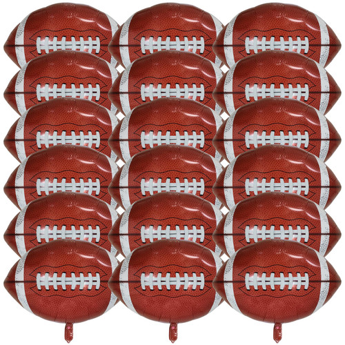 27 Inches Large Football Party Balloons Birthday Balloons,Super Bowl Party Rugby Football Mylar Balloons Decorations,24 Pack Foil Rugby Ball Balloons for Birthday Sports Football Theme Party 27 Inches Large Football Party Balloons Birthday Balloons,Super Bowl Party Rugby Football Mylar Balloons Decorations,24 Pack Foil Rugby Ball Balloons for Birthday Sports Football Theme Party