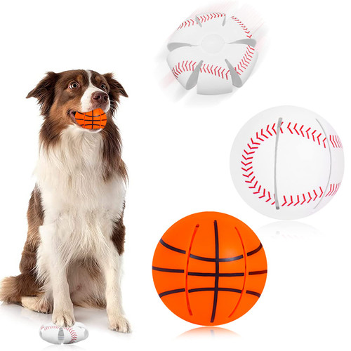 Tnarru 2 Pack Pet Toy Flying Saucer Ball, Durable and Waterproof Flying Saucer Ball for Dogs, Decompression Deformation Flying Saucer Dog Toy Balls for Indoors Outdoors (Basketball+Baseball) Tnarru 2 Pack Pet Toy Flying Saucer Ball, Durable and Waterproof Flying Saucer Ball for Dogs, Decompression Deformation Flying Saucer Dog Toy Balls for Indoors Outdoors (Basketball+Baseball)