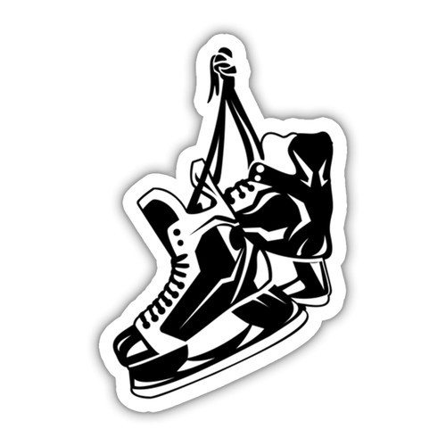 Akira Hockey Skates Sticker, Famous Sports Quotes Sticker, Ourdoor Sticker, Soccer Sticker, Hockey Era Sticker, Water Assitant Die-Cut Vinyl Decals for Laptop Phone Water Bottles, Kindle Sticker