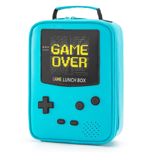 Kids Lunch Box Boy Insulated Lunch Bag Game Leather Thermal Lunch bag for School Insulated Cooler Bag Game Lunch Boxes for Boys Girls Kids Toddlers Teen