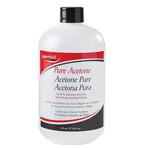 Supernail Pure Acetone Nail Polish Remover 16 Oz, Supernail Pure Acetone