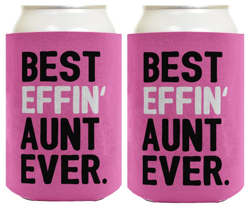 Best Aunt Gifts Best Effin' Aunt Ever Funny Cool Aunt Gifts for Women 2 Pack Can Coolie Drink Coolers Coolies Pink Best Aunt Gifts Best Effin' Aunt Ever Funny Cool Aunt Gifts for Women 2 Pack Can Coolie Drink Coolers Coolies Pink