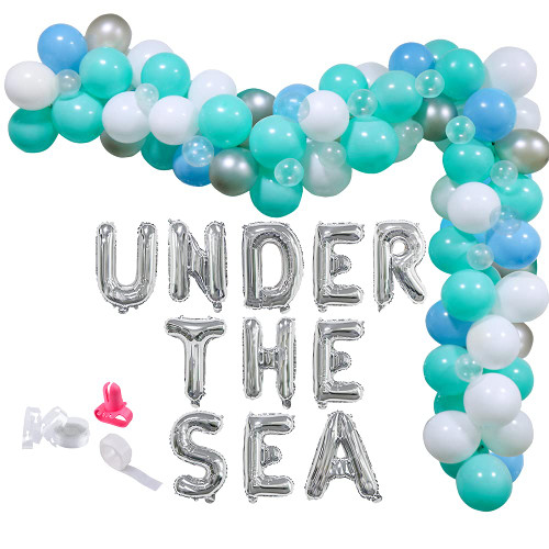 Hpscdyo Under The Sea Party Decorations Blue Ocean Theme Party Balloons Arch Garland Backdrop Kit, Baby Shower Pool Birthday Party Sea Animals Party Wedding Party Decorations Supplies Hpscdyo Under The Sea Party Decorations Blue Ocean Theme Party Balloons Arch Garland Backdrop Kit, Baby Shower Pool Birthday Party Sea Animals Party Wedding Party Decorations Supplies
