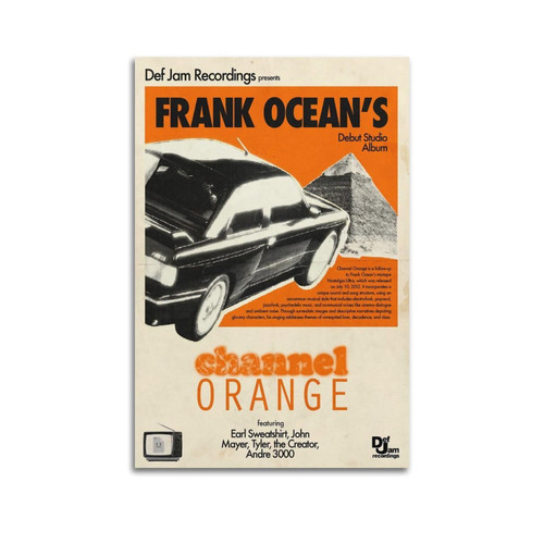 BISISO Frank Ocean Poster Channel Orange Posters Music Album Posters Aesthetics Room HD Print Canvas Wall Art Home Decor 12x18inch(30x45cm) Unframe-style BISISO Frank Ocean Poster Channel Orange Posters Music Album Posters Aesthetics Room HD Print Canvas Wall Art Home Decor 12x18inch(30x45cm) Unframe-style