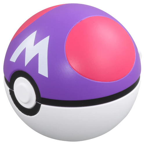 Takara Tomy Pokemon Monster Collection MB-04 Master Ball Pokemon Figure Toy 4 Years and Up, Passed Toy Safety Standards ST Mark Certified