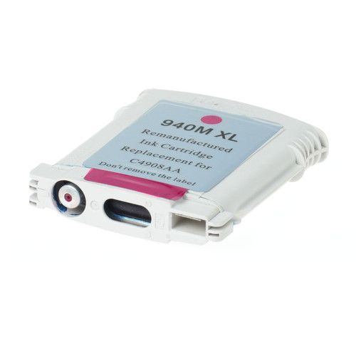 NineLeaf Remanufactured High Capacity Ink Cartridge Compatible for HP C4909AN 940 940XL Officejet Pro 8000 8500 8500a Series Printer (Magenta)
