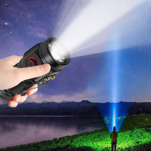 Fufafayo Rechargeable Flashlights LED Flashlights Bright High Powered Flash Light, Portable LED Flashlights, Powerful Handheld Flashlight for Emergency Hiking Camping Flashlights# t