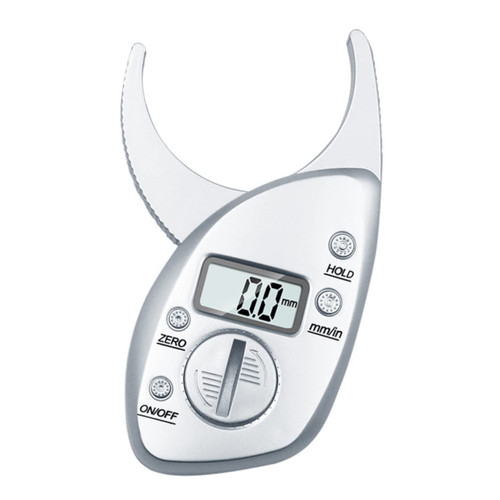 Hemoton Digital LCD Fat Tester Digital Skinfold Analyzer Digital Body Fat Caliper Portable Fat Tester Skin Fold Measuring Device Digital Calipers LCD Display Teller Digital Display Monitor
