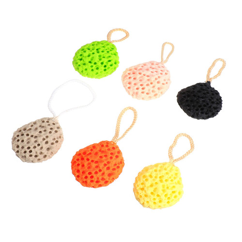 Balacoo 6pcs Honeycomb Sponge Bath Wipe Bath Sponge Bath Exfoliating Sponge Loofah Sponge Bath Scrubbers Sponges Shower Pouf Shower Loofah Bathtub Hydrophilic Polyurethane Miss Clean
