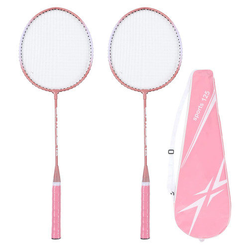 B0Chblxqvp,Badminton Rackets, Beginner Badminton Racquets Pink Professional Sepa e Iron Alloy Badminton Rackets for Beginners Student Training